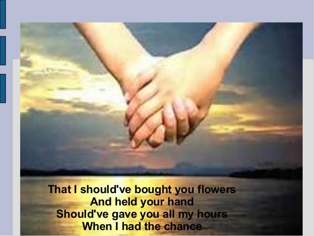 bruno mars bought you flowers